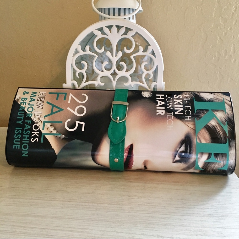Magazine Clutch Purse
